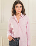 CAMISA SHINY HEART HOT PINK
