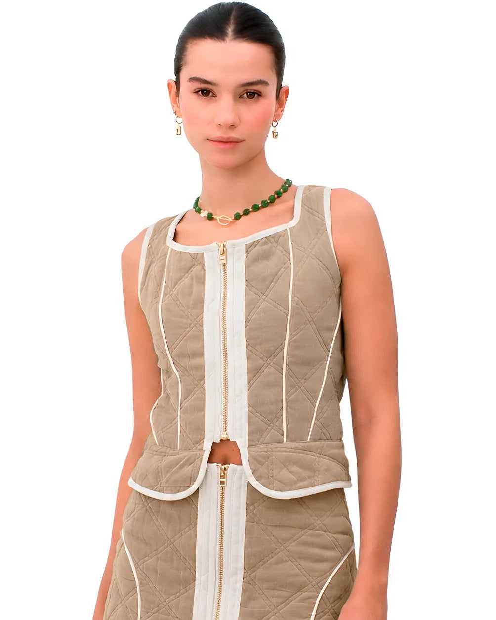 CORSET UNA TAUPE