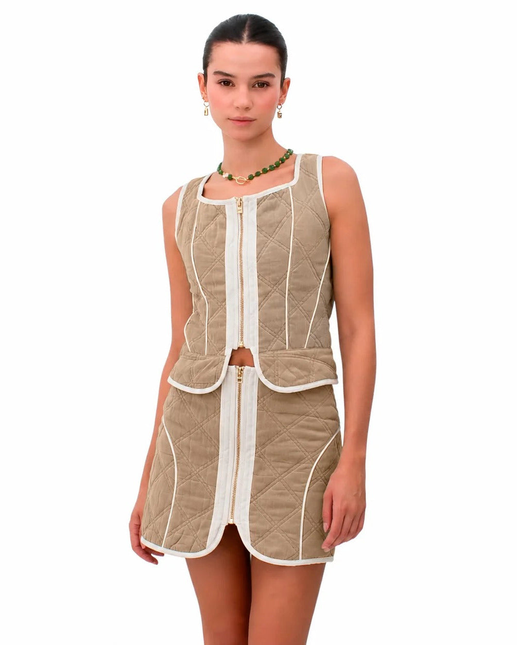 CORSET UNA TAUPE