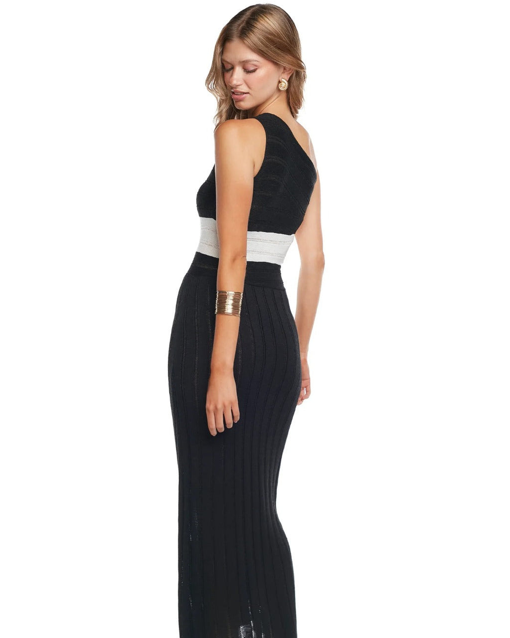 LAUREN BLACK AND WHITE DRESS