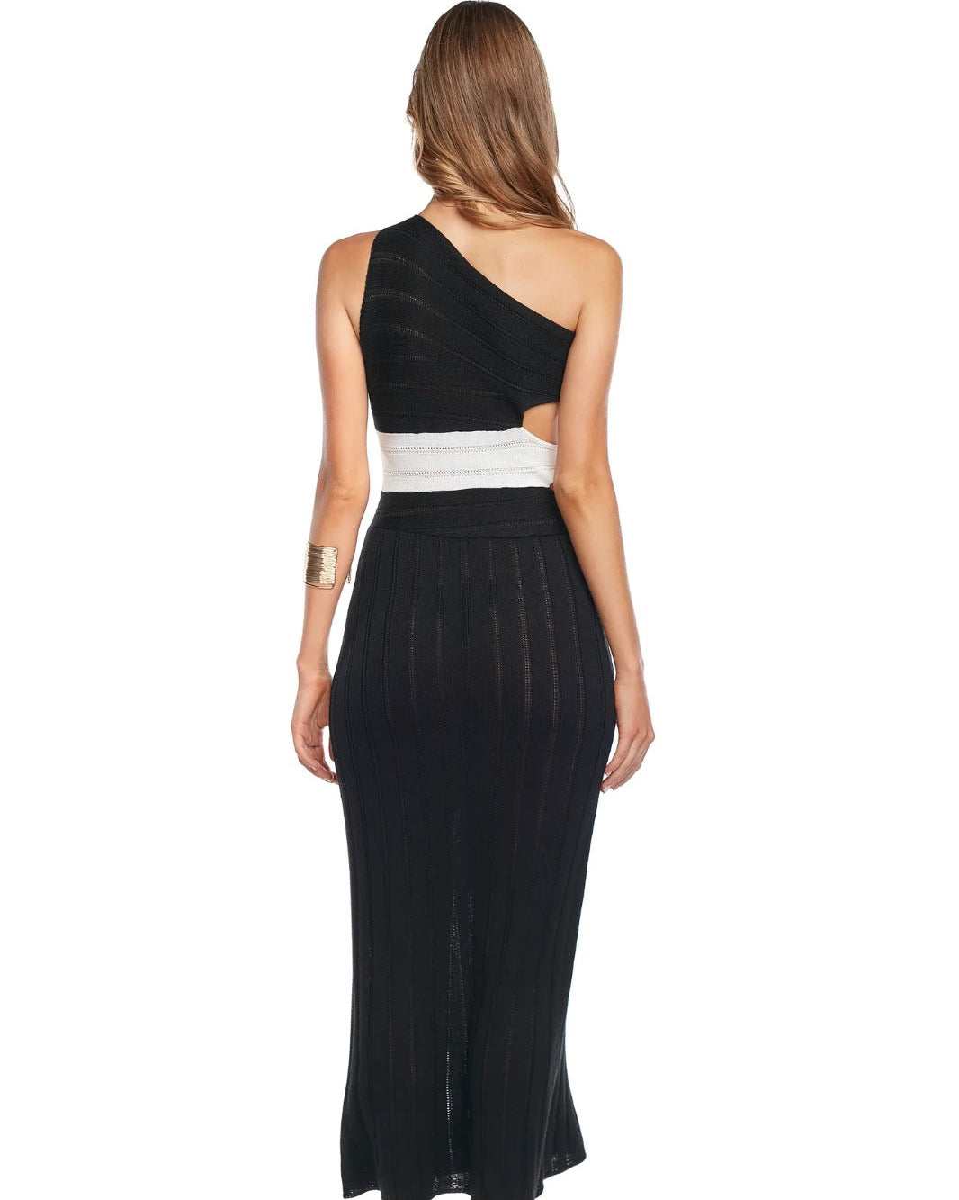 LAUREN BLACK AND WHITE DRESS