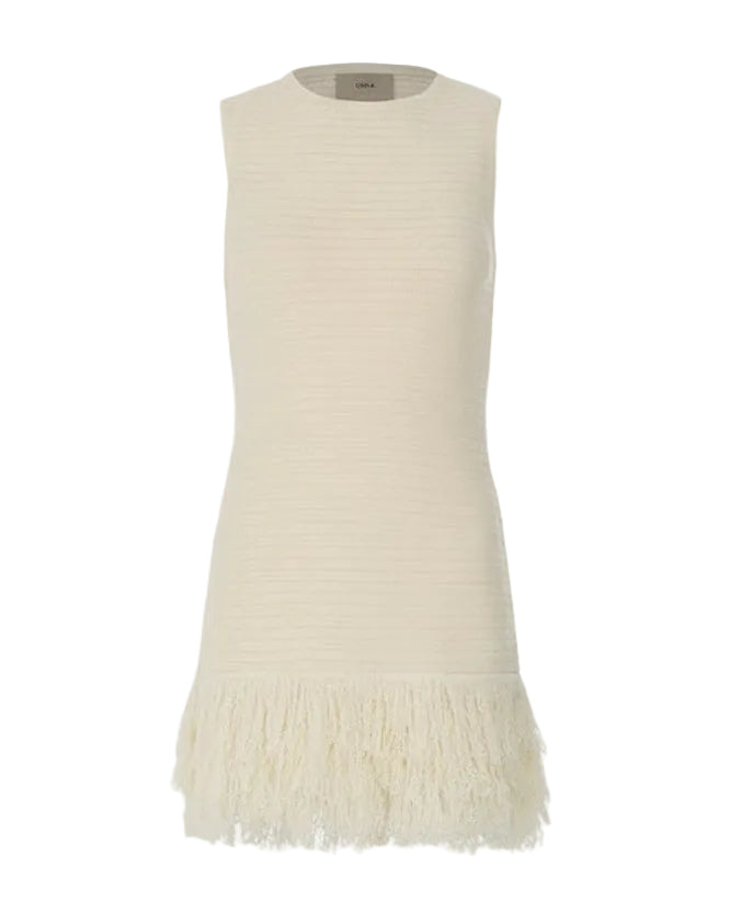 CREAM MINI DRESS B