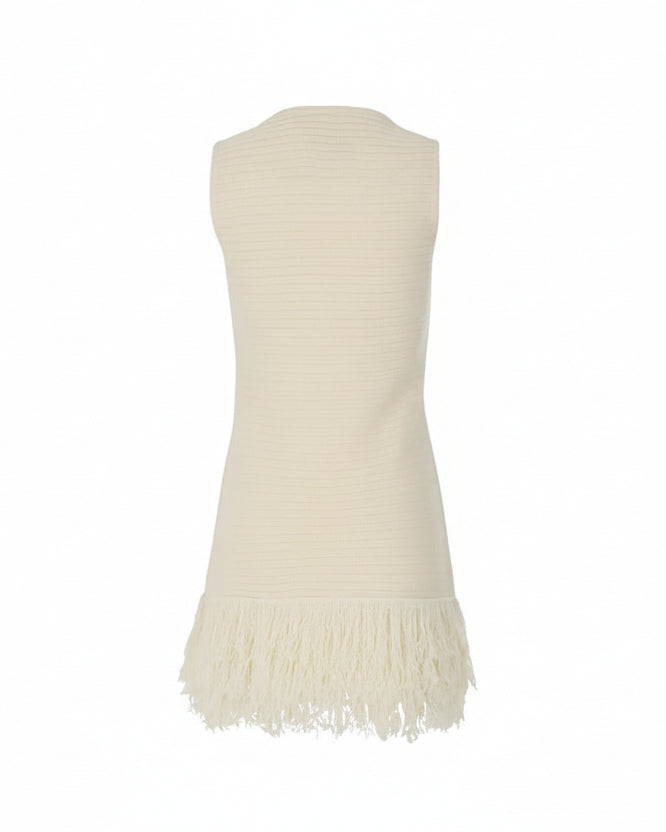 CREAM MINI DRESS B