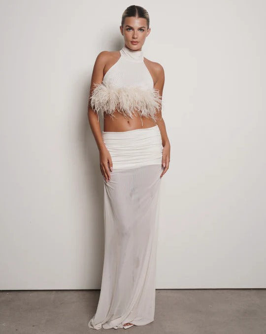 FRENCH SKIRT IVORY