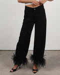 DENIM FEATHER DREAM BLACK
