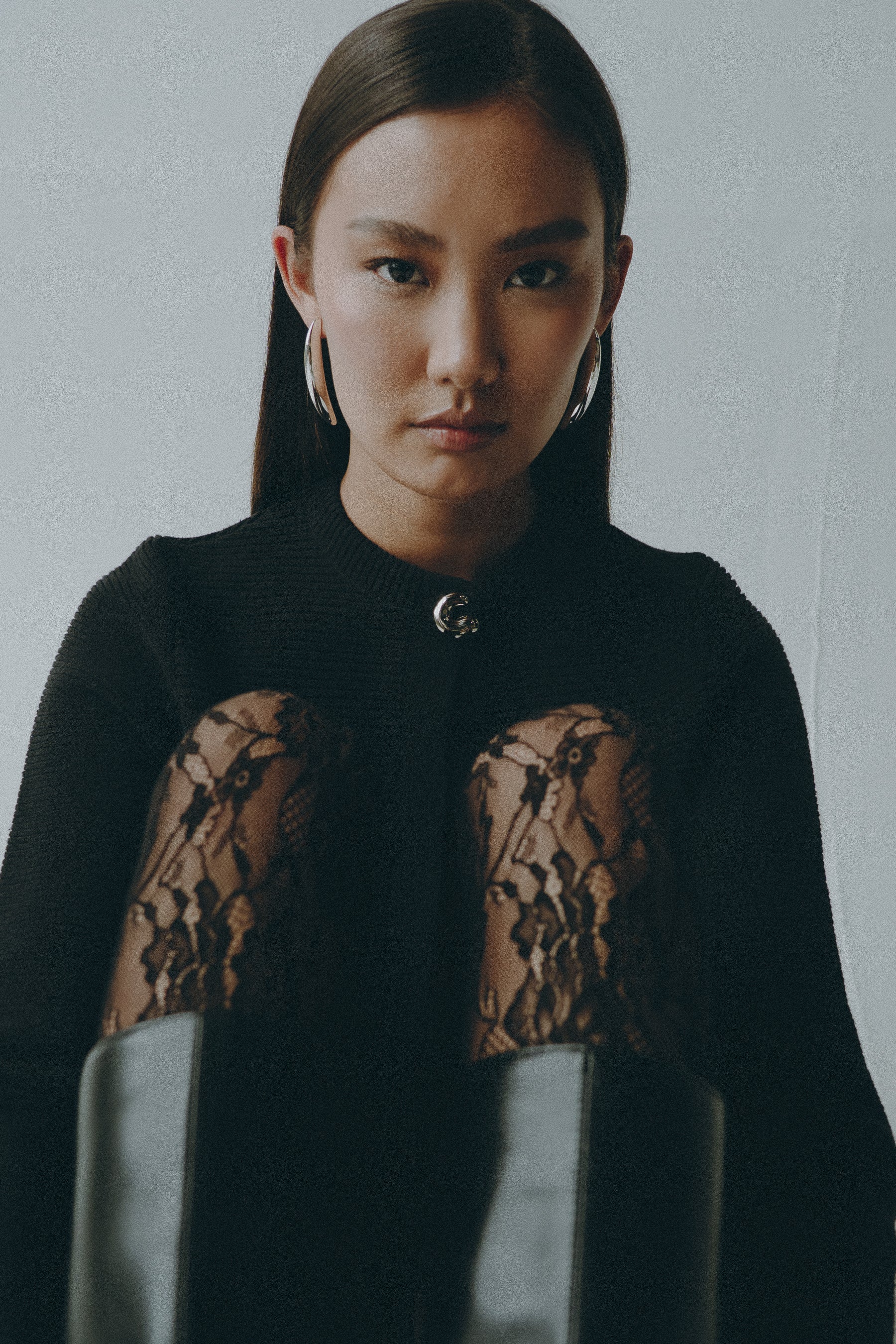 BLACK KNIT SHORT