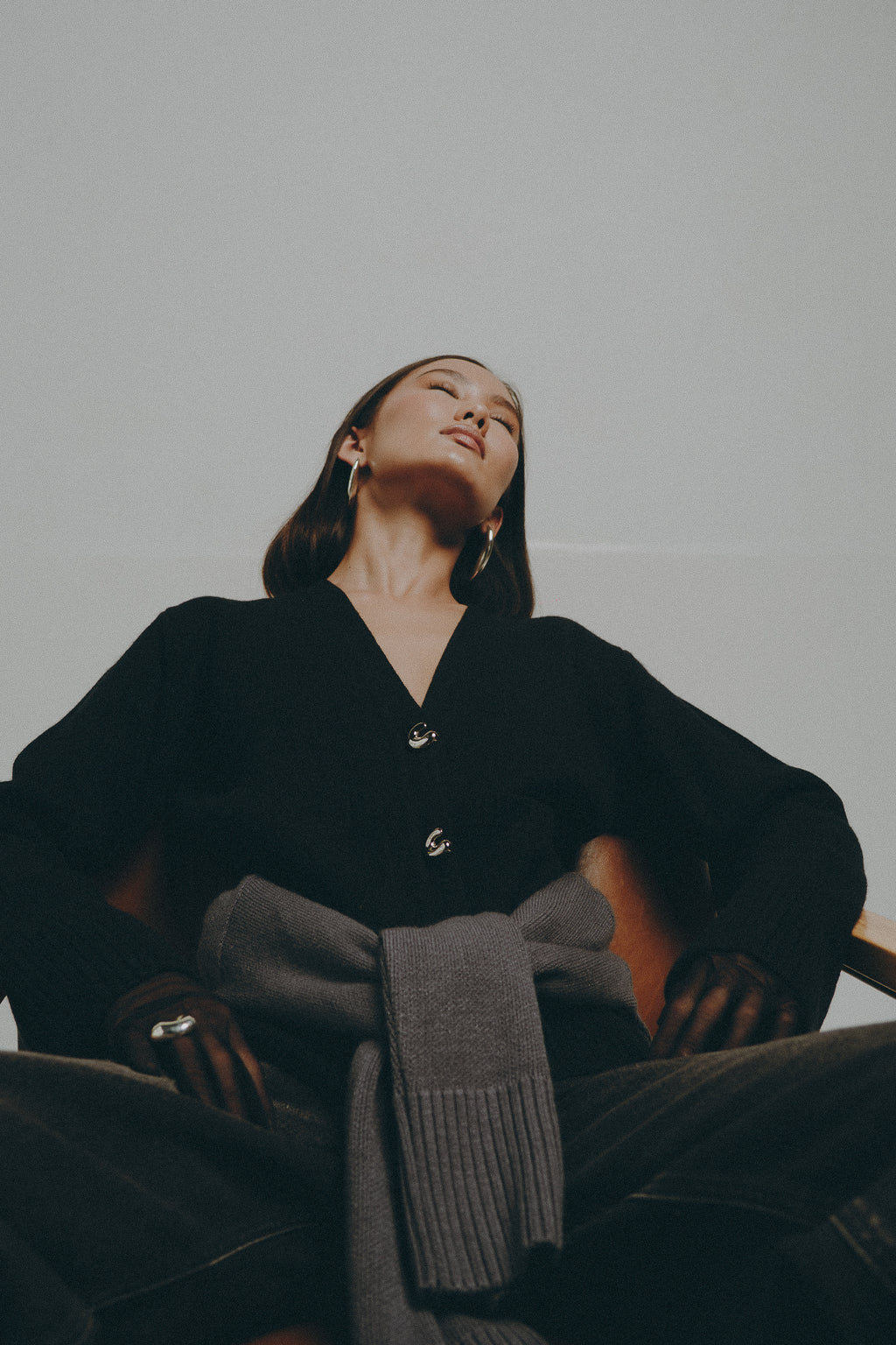 BLACK CARDIGAN